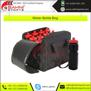 Sac de transport pour bouteilles d'eau de sport à double fermeture éclair en tissu résistant de qualité supérieure, très vendu, prend en charge 8, 10, 12, 16 bouteilles - Product Image 5