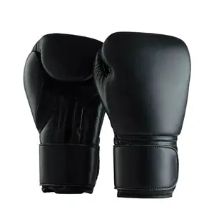 Luvas de couro para boxe 12 oz, equipamento profissional de proteção, luvas de mma, treinamento personalizado