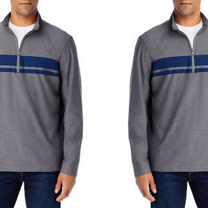 Veste unisexe sur mesure de style nouveau, couleur gris, en micro-polyester, fabriquée selon les exigences et la demande du client. - Product Image 6