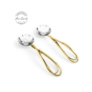 Stylish Marble-Handled <b>Tongs</b> Set of 2 Premium Design for <b>Serving</b> and Handling Elegant and Durable Kitchen Tool - Product Image 2