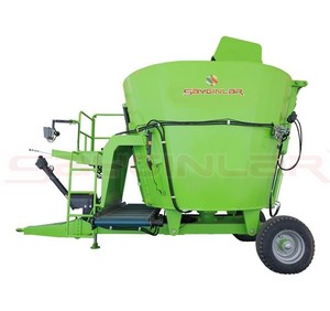 Tracteur mélangeur d'aliments VERTICAL à conduite, chariot, mélangeur, haute qualité, 8 cfm - Product Image 3