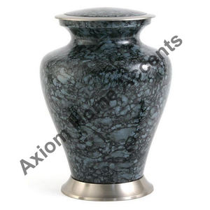 Urna de cremación de Metal con urna de latón para adultos, urna de cremación funeraria para cenizas de personas adultas por acentos Axiom para el hogar - Product Image 1