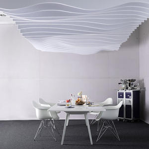 Paneles Acústicos Modernos Tranquil APS, Alta Absorción de Sonido, Diseño de Modelo 3D, Impregnados, con Sistema de Suspensión de Pernos, de Poliéster - Product Image 2