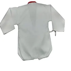 Fábrica de la mejor calidad de taekwondo con estampado WTF Taekwondo Dobok Traje Uniformes karate GIS