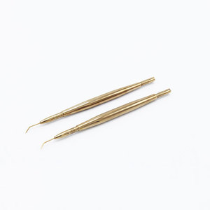 2024 Offre Spéciale nouveau Style pince à épiler à pointe en fibre d'or pince à épiler Extension de cils pince à épiler diamant avec Logo personnalisé - Product Image 6