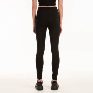 Leggings en polyester spandex taille haute pour femmes pour le yoga et le fitness Logo personnalisé équipement d'entraînement décontracté - Product Image 3