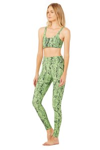 Ensemble de yoga attrayant pour femmes, vêtements actifs, bon marché, imprimé peau de serpent, soutiens-gorge et leggings, design personnalisé, - Product Image 2