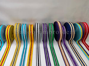 ริบบิ้นสำหรับเข็มกลัดตราเกียรติยศ ริบบิ้นสำหรับติดเสื้อ ริบบิ้นสำหรับตกแต่ง (แบบม้วน) (สีตามสั่ง) สำหรับเครื่องแบบบุรุษ - Product Image 3