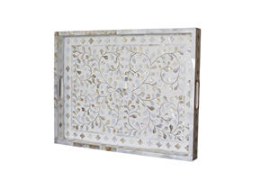 Meilleure vente Plateau de service ovale en nacre pour ustensiles de cuisine à thé - Product Image 4