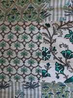 Tissu en coton bio écologique patchwork léger imprimé floral pour vêtements, sacs, literie et ameublement