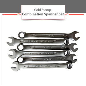 Best Combination Spanner Wrench with Custom Logo Design Features Gripped Handle Cold <b>Stamp</b> Is Acceptable for Custom Logo Design - Product Image 3