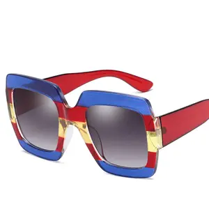 Werbe Supplier OEM Design Fashion PC sonnenbrille mit logo kunststoff Sunglasses