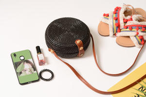 El más vendido, bolsos de playa Bali de ratán hechos a mano con estilo a la moda, bolsos de ratán para mujer, forma personalizada - Product Image 2