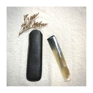 Peines de cuerno de búhos blancos, Material de cuerno de búhos con logo impreso en peine profesional, hecho a mano - Product Image 6