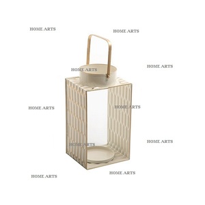 Antique Design Metal Candle Holder With Handle Good Quality Candle Holder Customized Size And Shape Candle Holder - Product Image 2