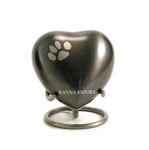 La dernière urne souvenir de coeur fini en marbre brillant belles nuances disponibles à des prix raisonnables urnes de coeur pour fournitures funéraires - Product Image 2