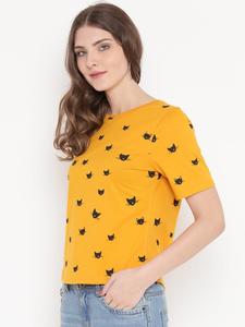 Camisetas sencillas de color amarillo para mujer - Product Image 6