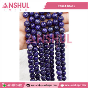 Grande Demande, Qualité Supérieure : Perles de Pierre Naturelle Colorées Teintées 8mm pour Décoration, Vente Directe Usine - Anshul Impex - Product Image 6