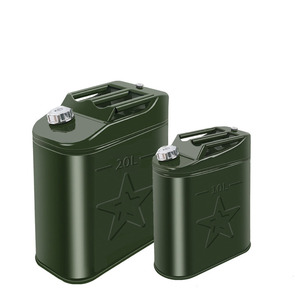 5แกลลอน20L แก๊ส Jerry <span class=keywords><strong>Can</strong></span> เชื้อเพลิงถังเหล็กสีเขียว - Product Image 3
