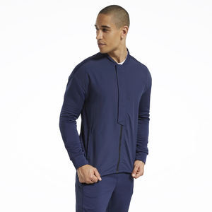 Chándal de invierno tricot de poliéster de alta calidad para hombre, chándal de entrenamiento liso de estilo informal con cuello levantado y cremallera para niños - Product Image 2