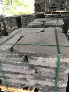 สวนภูเขาไฟธงหินสีดำก้าวข้ามหิน - Product Image 6