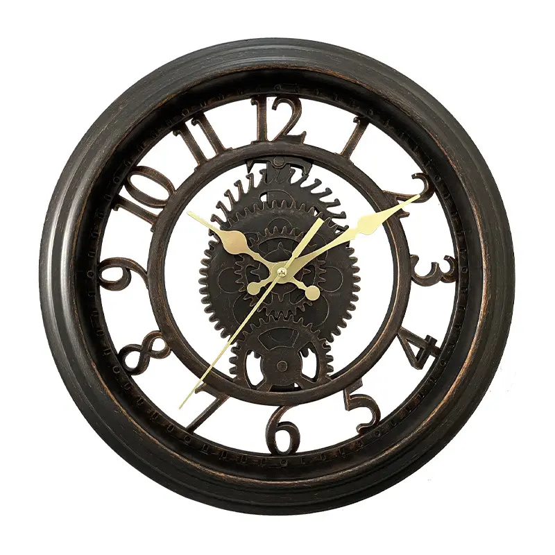 Black Farmhouse Wall Clock