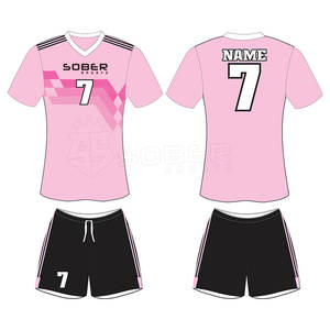 Ensemble de maillot de football pour hommes personnalisable 100% polyester, tenue d'équipe, maillot et short de football, service OEM de haute qualité - Product Image 6