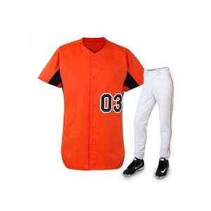 Maillot de baseball unisexe personnalisé avec nom, couleurs et numéros, imprimé par sublimation, logo anti-technique OEM, nouveau vêtement de sport grande taille - Product Image 1