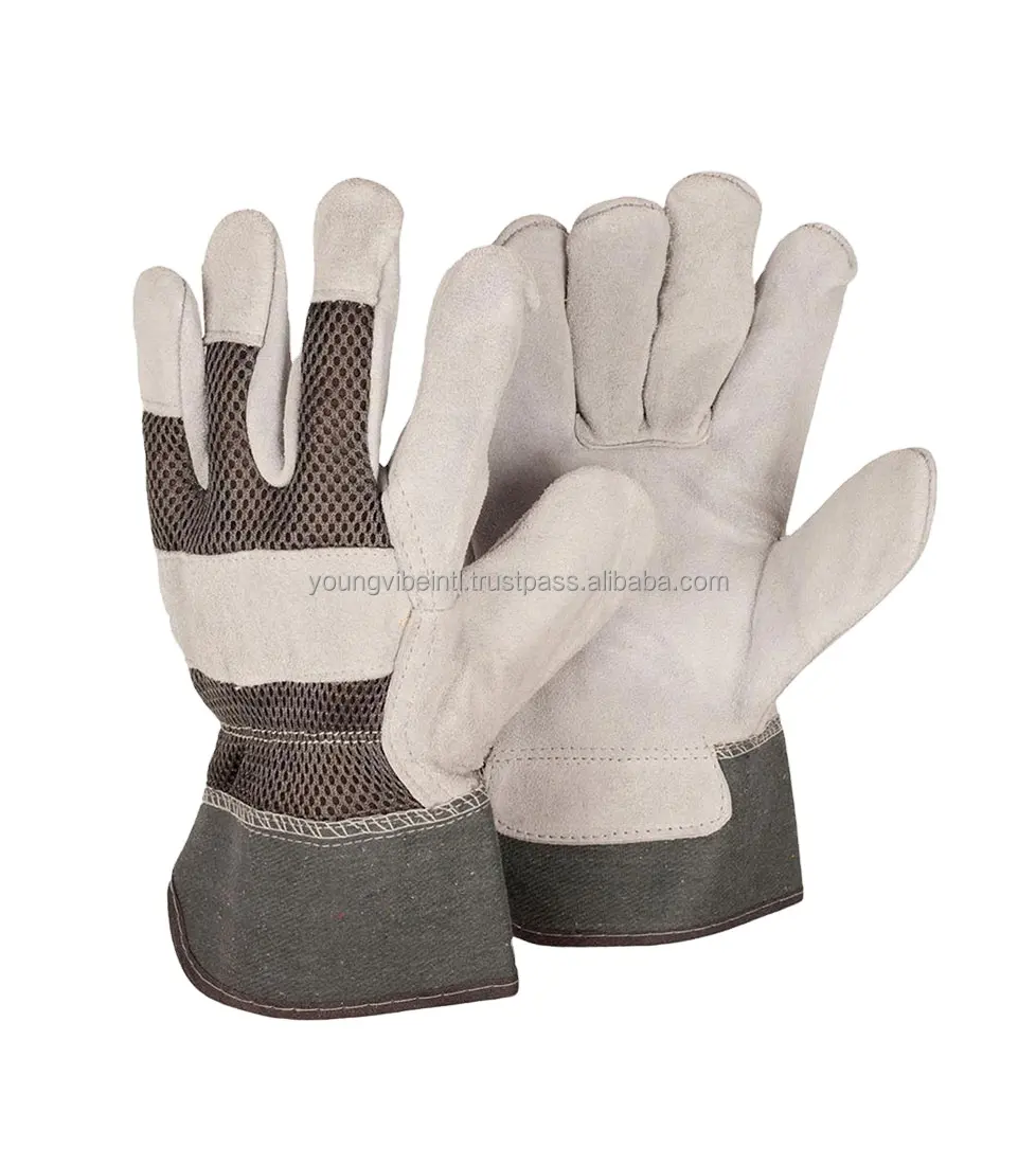 Wholesale Cow Leather Working Gloves 707 Canadian Gloves Safety gloves Personal Protective Equipments