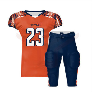 Uniforme de football américain personnalisable en sergé avec logo imprimé, taille plus XL pour adultes et jeunes, vêtements d'équipe pour jeunes - Product Image 3