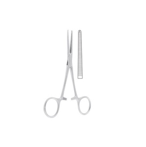 คีมหนีบแบบบอบบาง Kocher,คีมสเตนเลสซี่ตรง1X2ฟัน13ซม. 5นิ้ว - Product Image 1