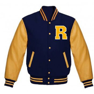 Chaqueta de béisbol de poliéster personalizada para hombre - Product Image 1