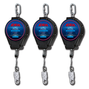 อุปกรณ์ป้องกันการตกจากที่สูงแบบดึงกลับอัตโนมัติ ADELA พร้อมคาราไบเนอร์ เชือกสลิงขนาด 25 เมตร 4 มม. รับน้ำหนักได้ 100 กก. ได้รับการรับรองมาตรฐาน CE - Product Image 4