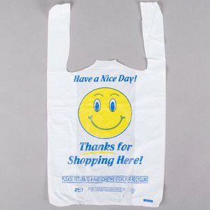 Sac plastique pour T-shirt avec logo personnalisé imprimé, 100 pièces - Product Image 3