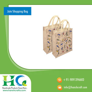 Newly Designed Jute Printed <b>Bags</b> Fashionable Reusable Handmade Multipurpose <b>Bag</b> With <b>Zip</b> Handmade Jute <b>Bags</b> at Best Price - Product Image 2
