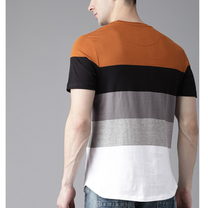 T-shirts en coton uni à col rond style OEM 2026, manches courtes, personnalisables, pour hommes, taille oversize - Product Image 4