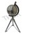 Globe de Table opaque pour bureau et maison, avec trépied en acier, finition chromée Style Vintage - Product Image 6