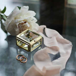 Small square Brass <b>Box</b>, Height: 3 Cm, Golden <b>Box</b>, <b>Ring</b> <b>Box</b>, - Product Image 1