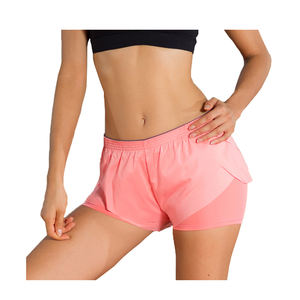 Shorts de yoga slim fit pour femmes, best-seller, design uni, coton/polyester, anti-UV, séchage rapide, fabriqué au Pakistan - Product Image 2