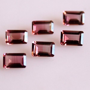 Natural <b>Pink</b> Tourmaline baguette shape high quality loose gemstone - Product Image 1