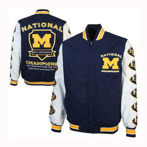 Chaqueta Universitaria Letterman, Conjuntos de Uniformes de Béisbol, Diseños Personalizados, Jersey para Hombre, Poliéster/Algodón, Transpirable e Impermeable - Product Image 5