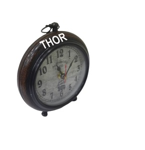 Hải Lý Vòng Bằng Gỗ Bảng Đồng Hồ Sang Trọng Thiết Kế Phong Cách Mini/Nhỏ Tường & Bàn Đồng Hồ Cho Văn Phòng & Trang Trí Nội Thất Món Quà Hoàn Hảo Ý Tưởng - Product Image 6