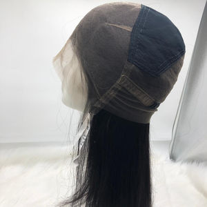 Perruque Remy à lace transparente pour femmes noires, EXTENSION de cheveux humains vierges lisses de haute qualité, prix en gros - Product Image 1