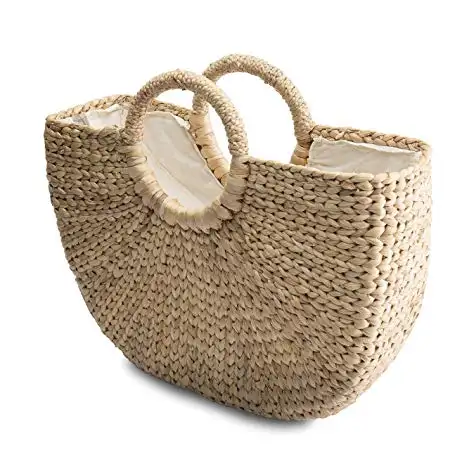 Женская пляжная сумка с Гиацинтом, соломенная сумка по лучшей цене