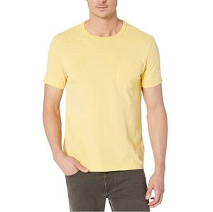 Vêtements de mode coton t-shirt col en v à manches courtes patch broderie fabriquée au Pakistan fabricant sérigraphie t-shirts - Product Image 2