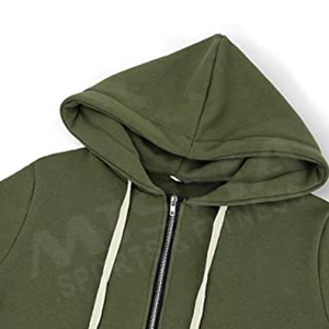 Sudadera con capucha larga con el logotipo del OEM para mujer - Product Image 4