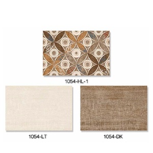 Fleur avec pierre design décoratif carreaux muraux en céramique émaillée 30x45cm - Product Image 5