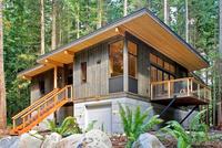 Maison Préfabriquée Style Bois Bulgarie Chalet Moderne Ossature Acier Panneaux Sandwich Maisons Préfabriquées