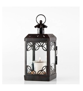 Best Arrival High-End Luxury Antique Hanging <b>Candle</b> <b>Lantern</b> Designer Unique <b>Candle</b> Jar Quality Glass Metal Lid Direct Wholesaler - Product Image 1