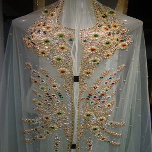 KAFTAN nupcial marroquí de diseñador de boda de trabajo de cristales pesados - Product Image 6